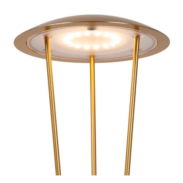 Lucide RENEE - Lámpara de mesa Recargable Dentro/Fuera - Batería/acumulador - Ø 12,3 cm - LED Dim to warm - 1x2,2W 2700K/3000K - IP54 - Con estación de carga inalámbrica - Oro mate / Latón - detalle 1